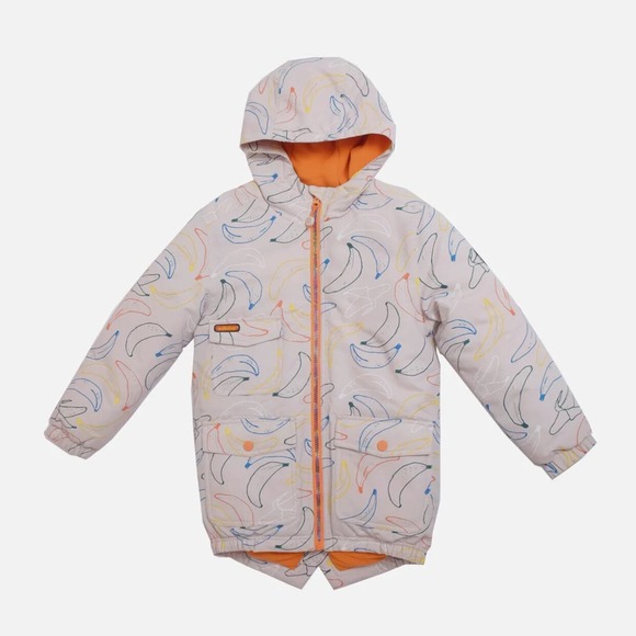 Indikidual Other - Indikidual Play Rainbow Banana Print Coat